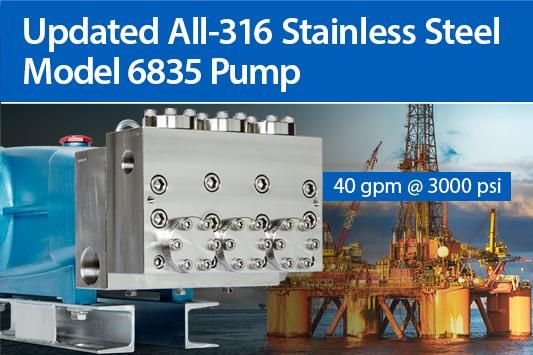Cat Pumps Model 6835 plunger pump