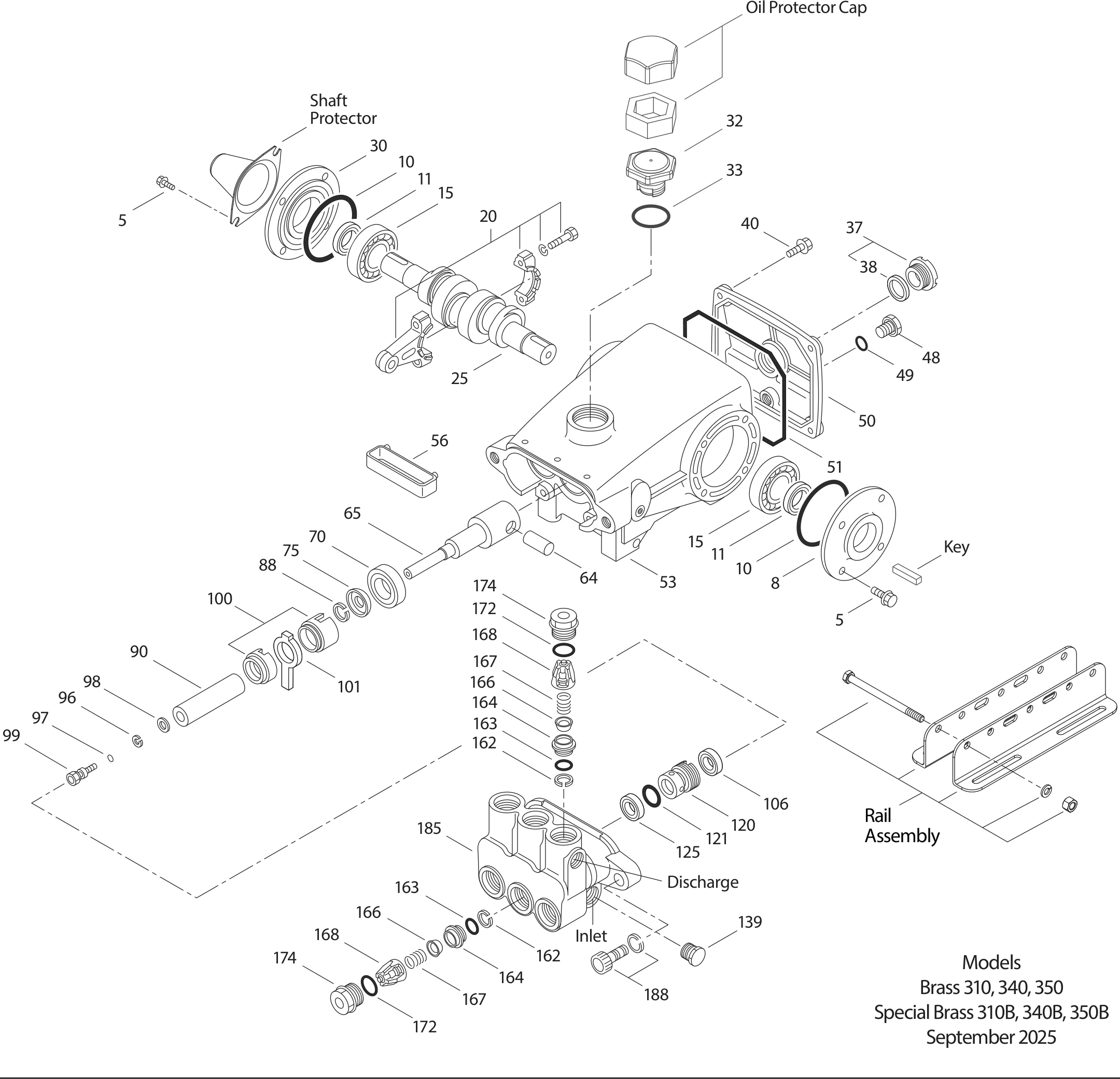 Explosionszeichnung 350B