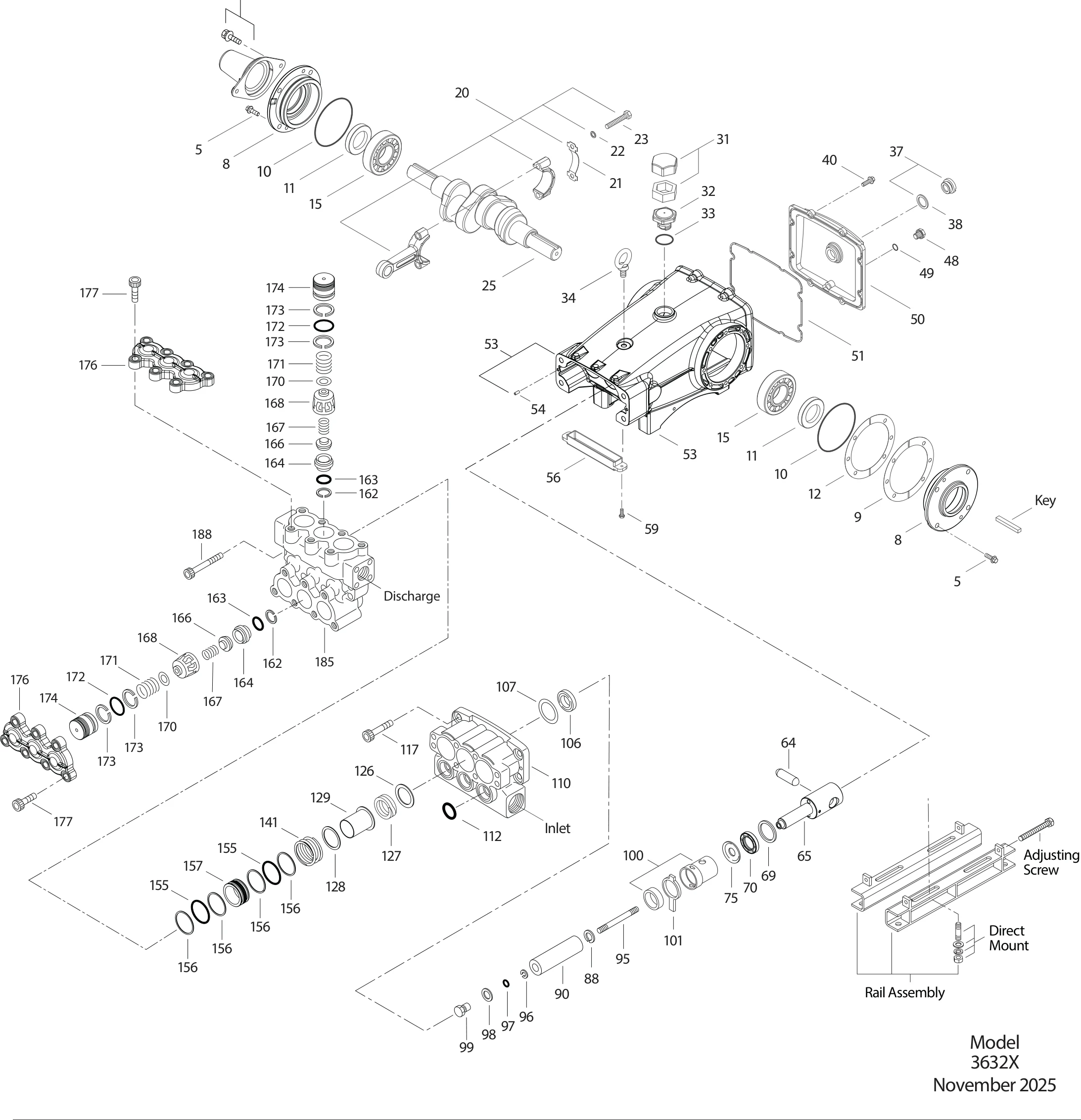 Exploded view 3632X
