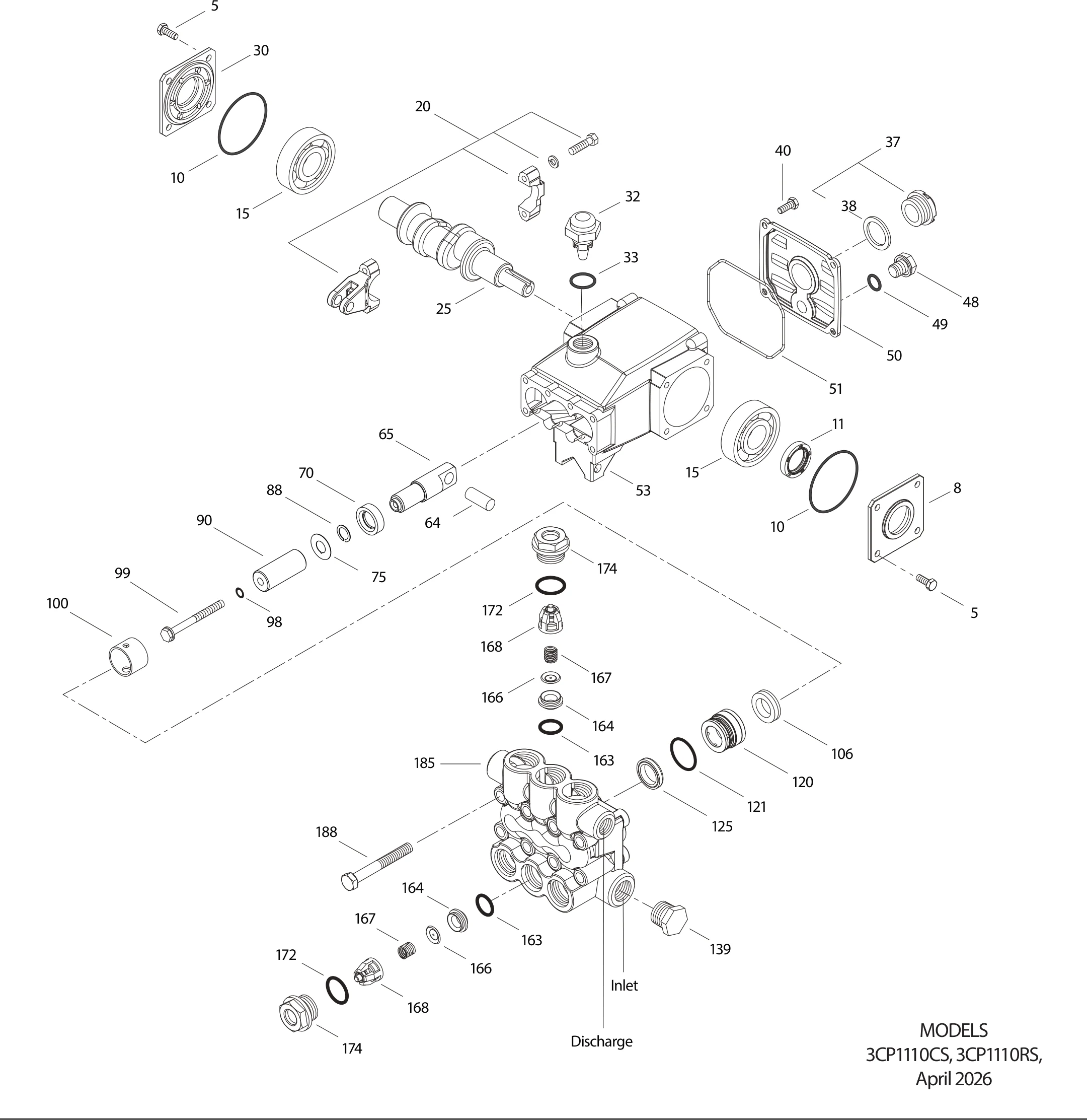 Exploded view 3CP1110CS