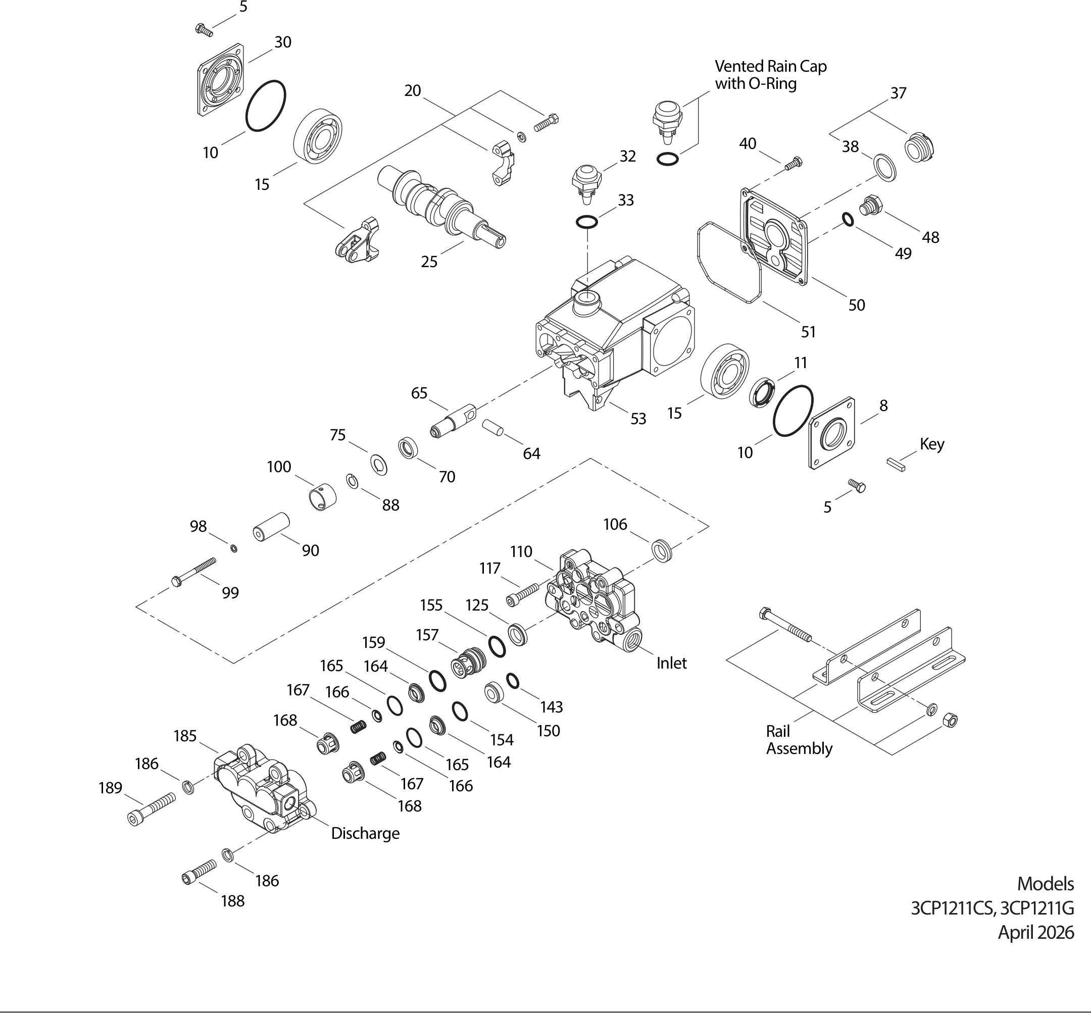 Exploded view 3CP1211CS