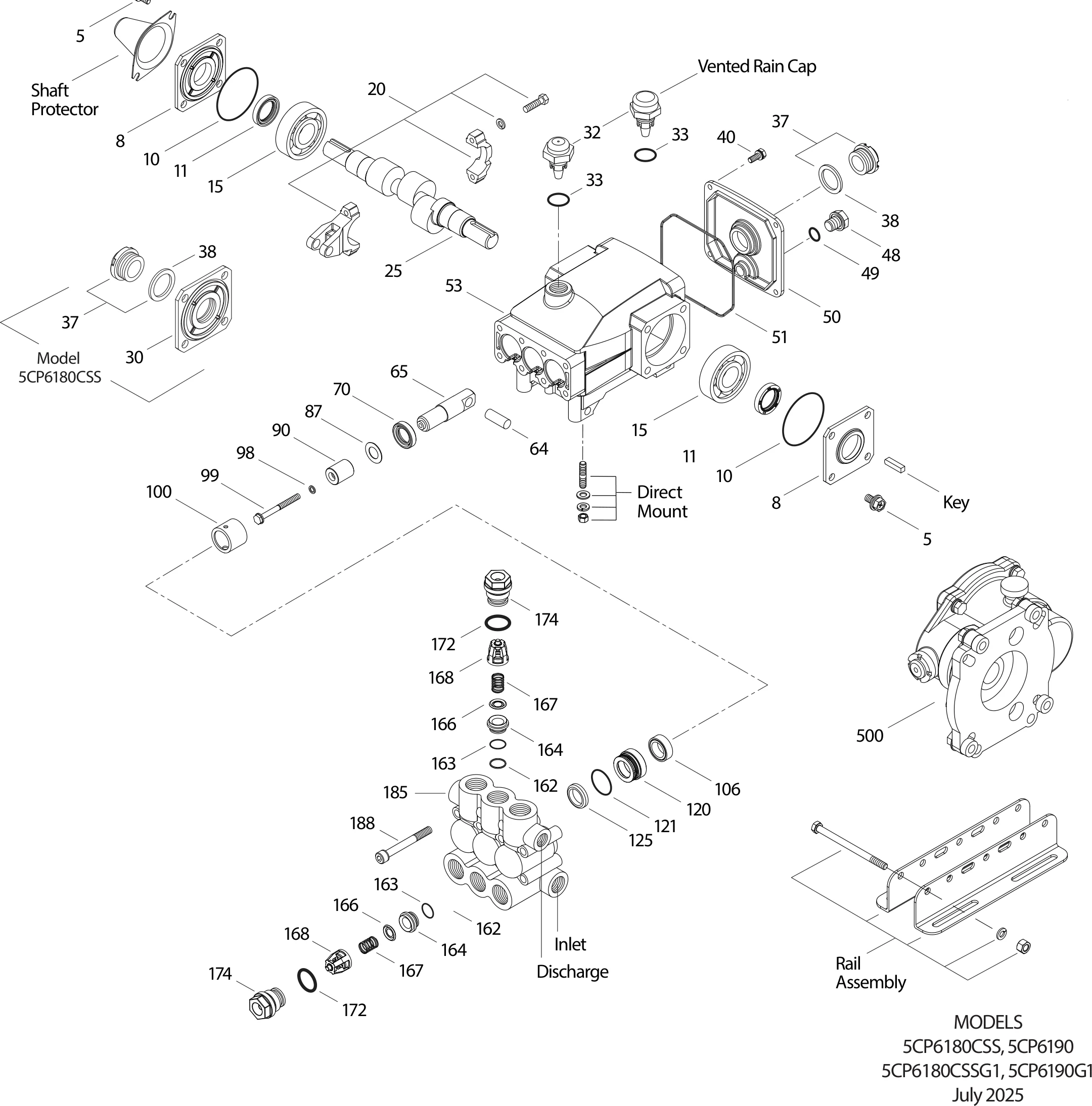 Exploded view 5CP6190