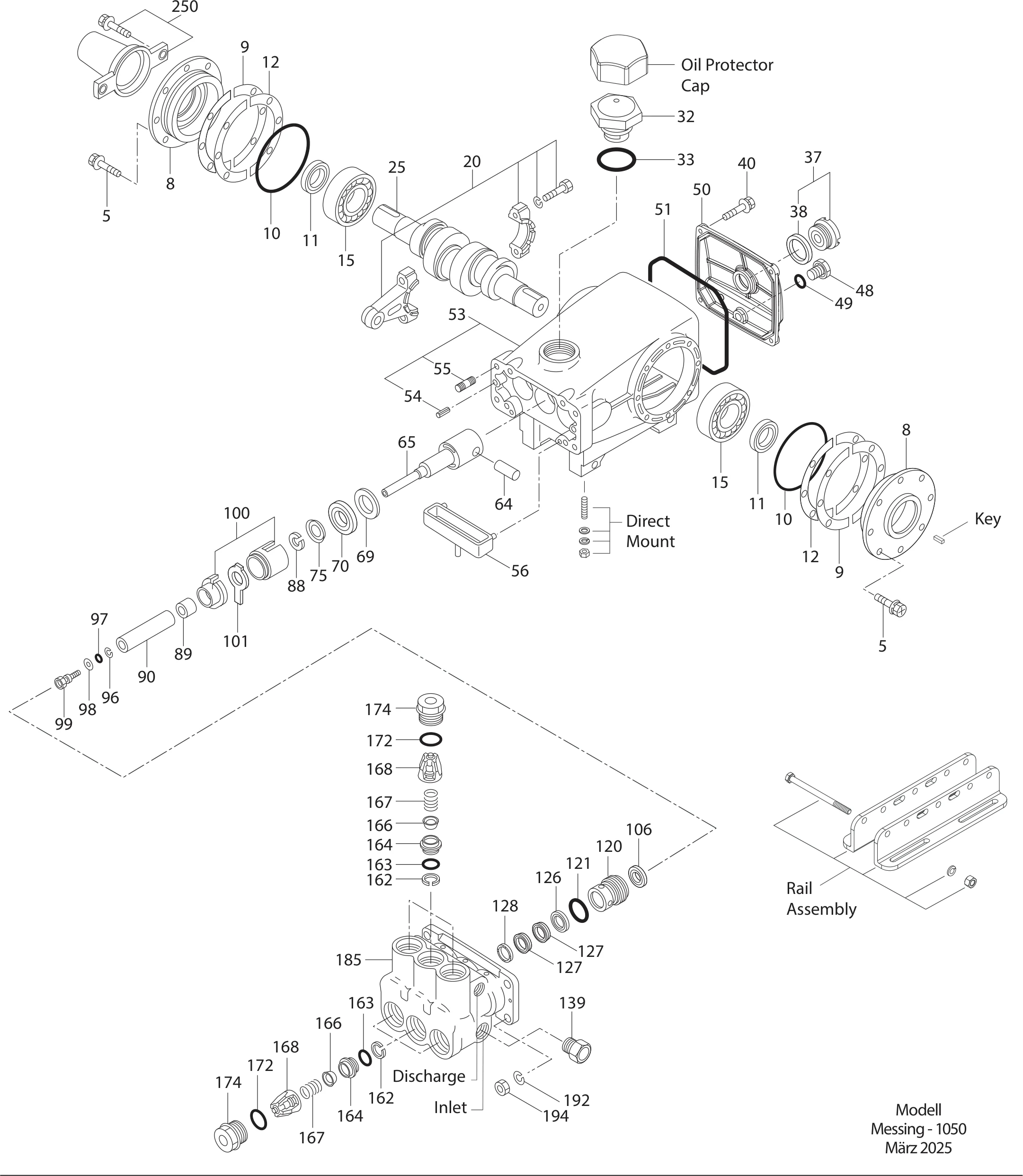 Exploded view 1050