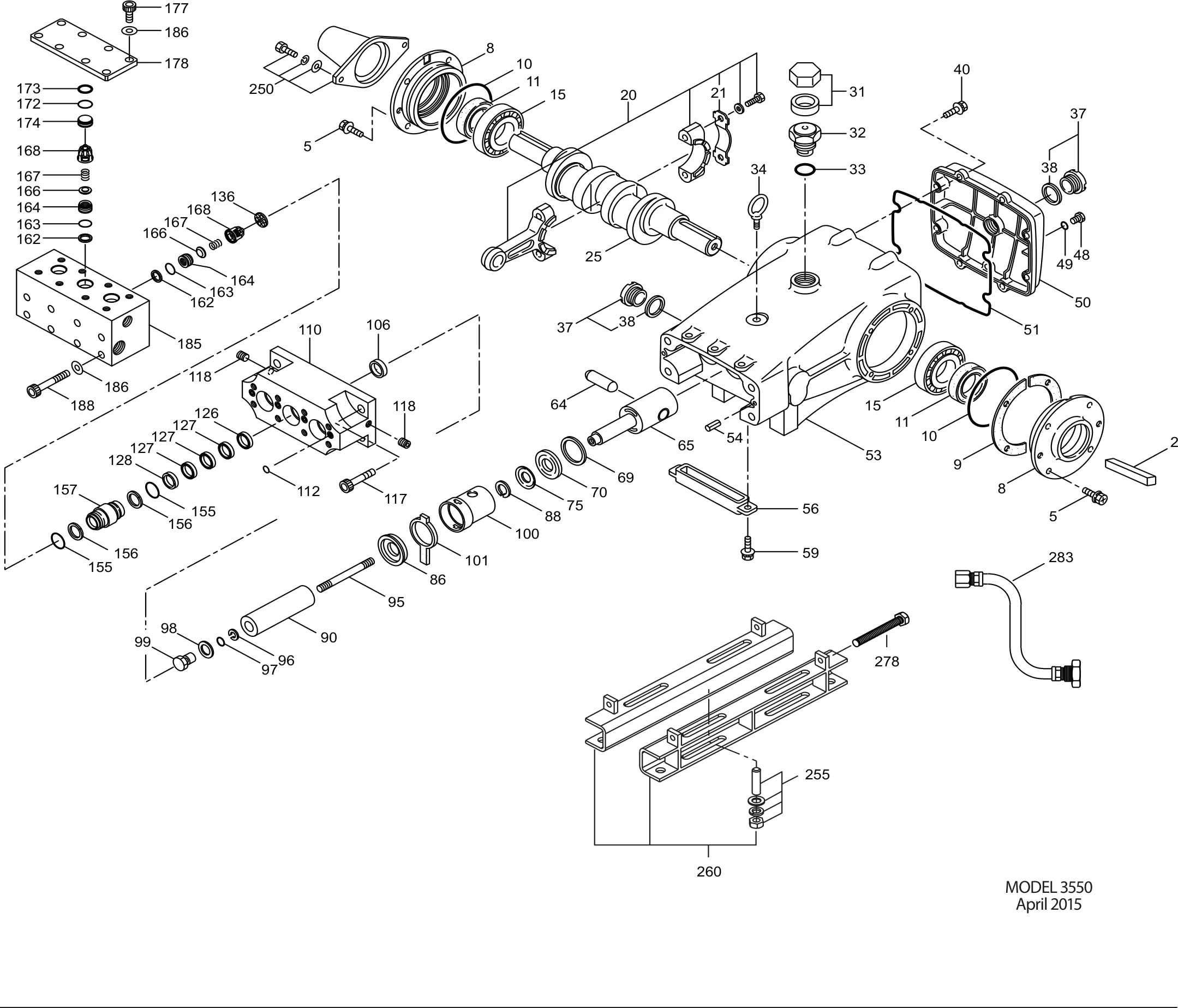Exploded view 3550