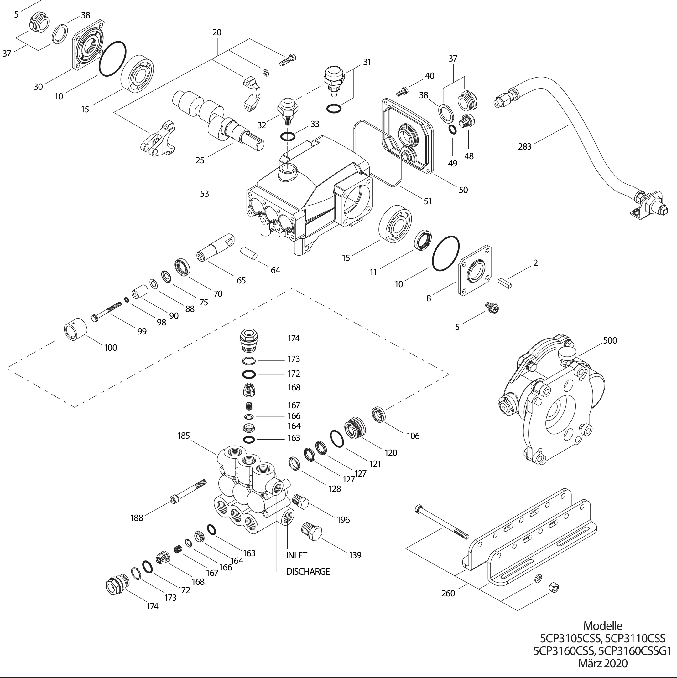 Explosionszeichnung 5CP3105CSS