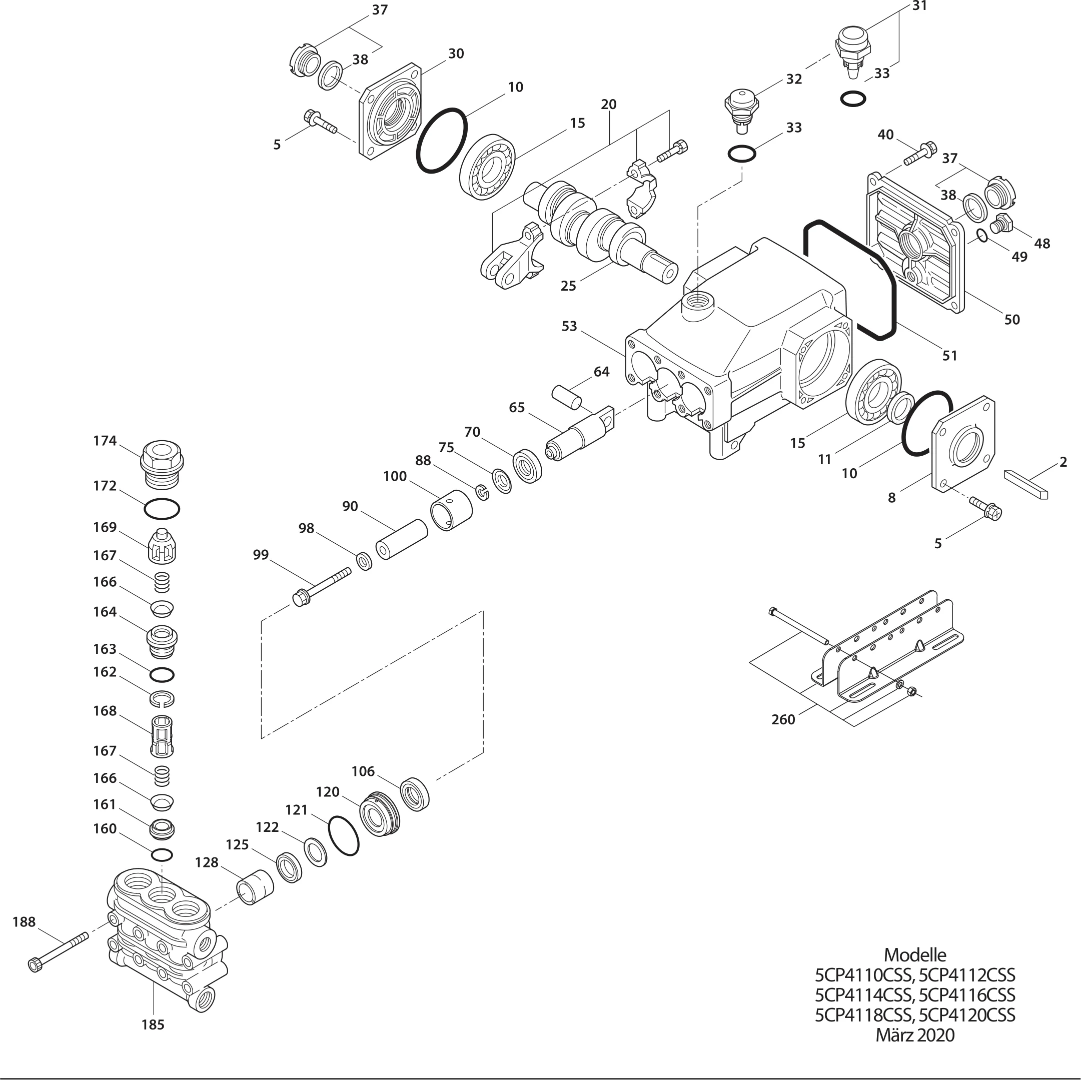 Explosionszeichnung 5CP4110CSS