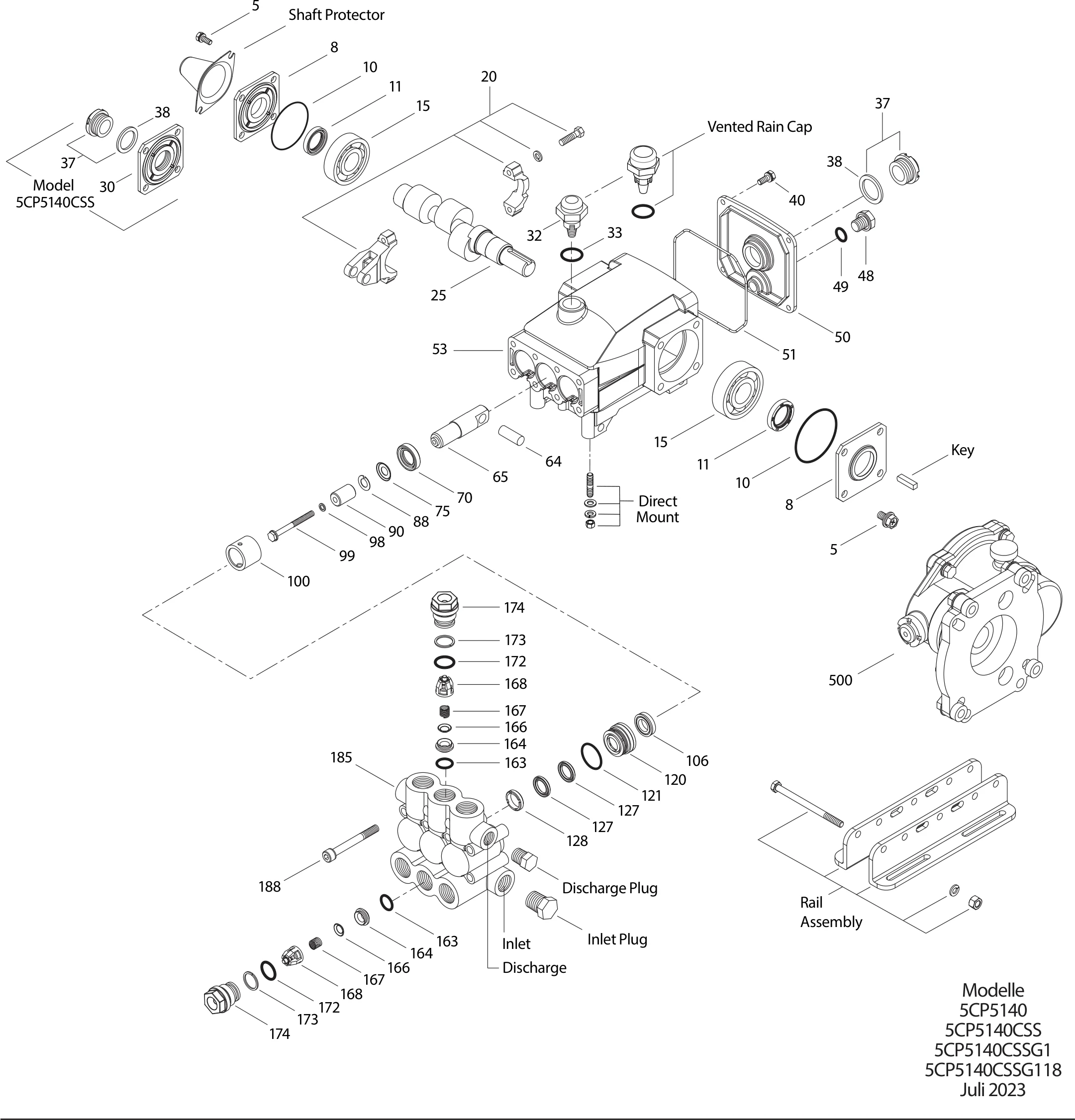 Exploded view 5CP5140
