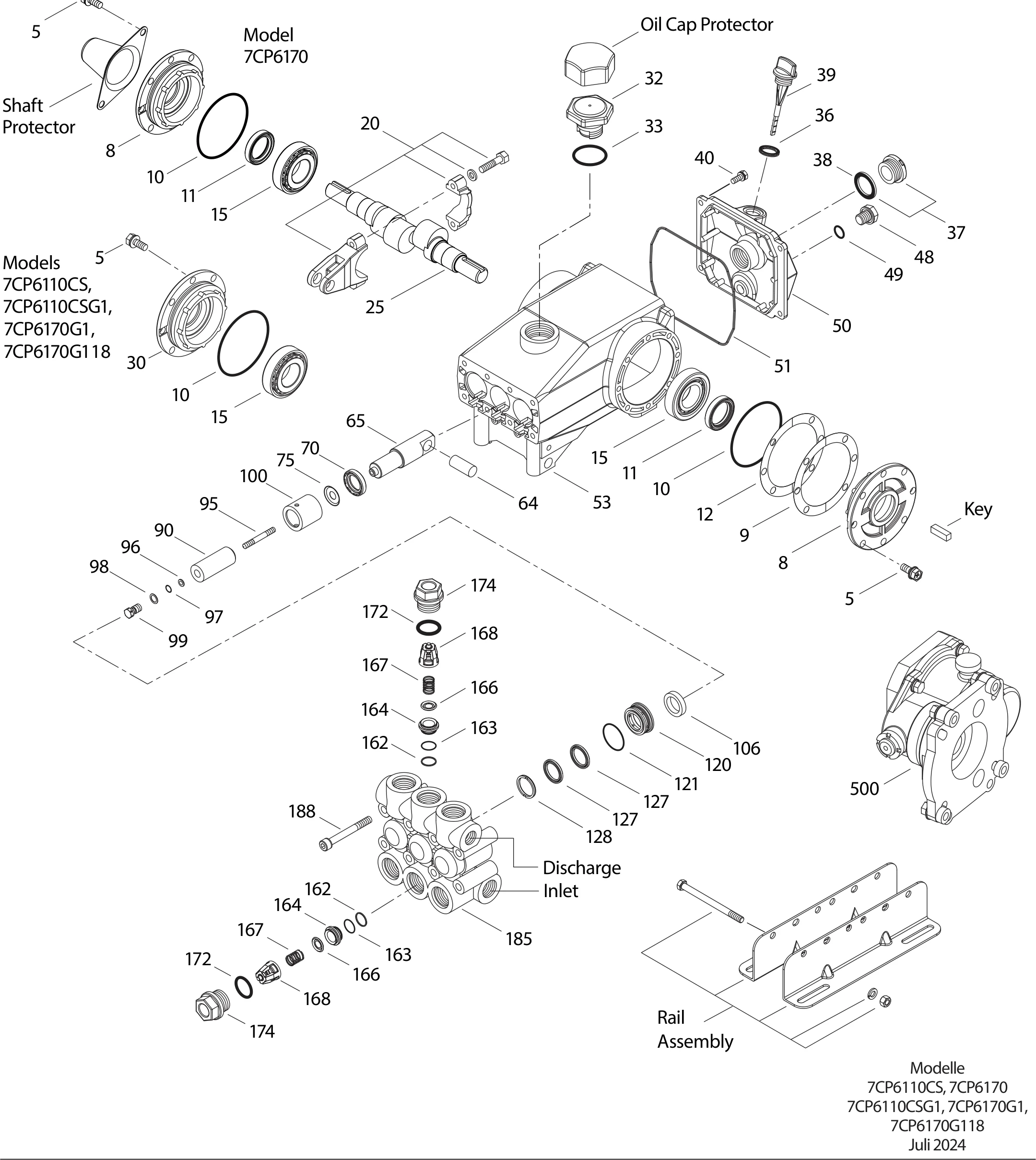 Exploded view 7CP6110CS