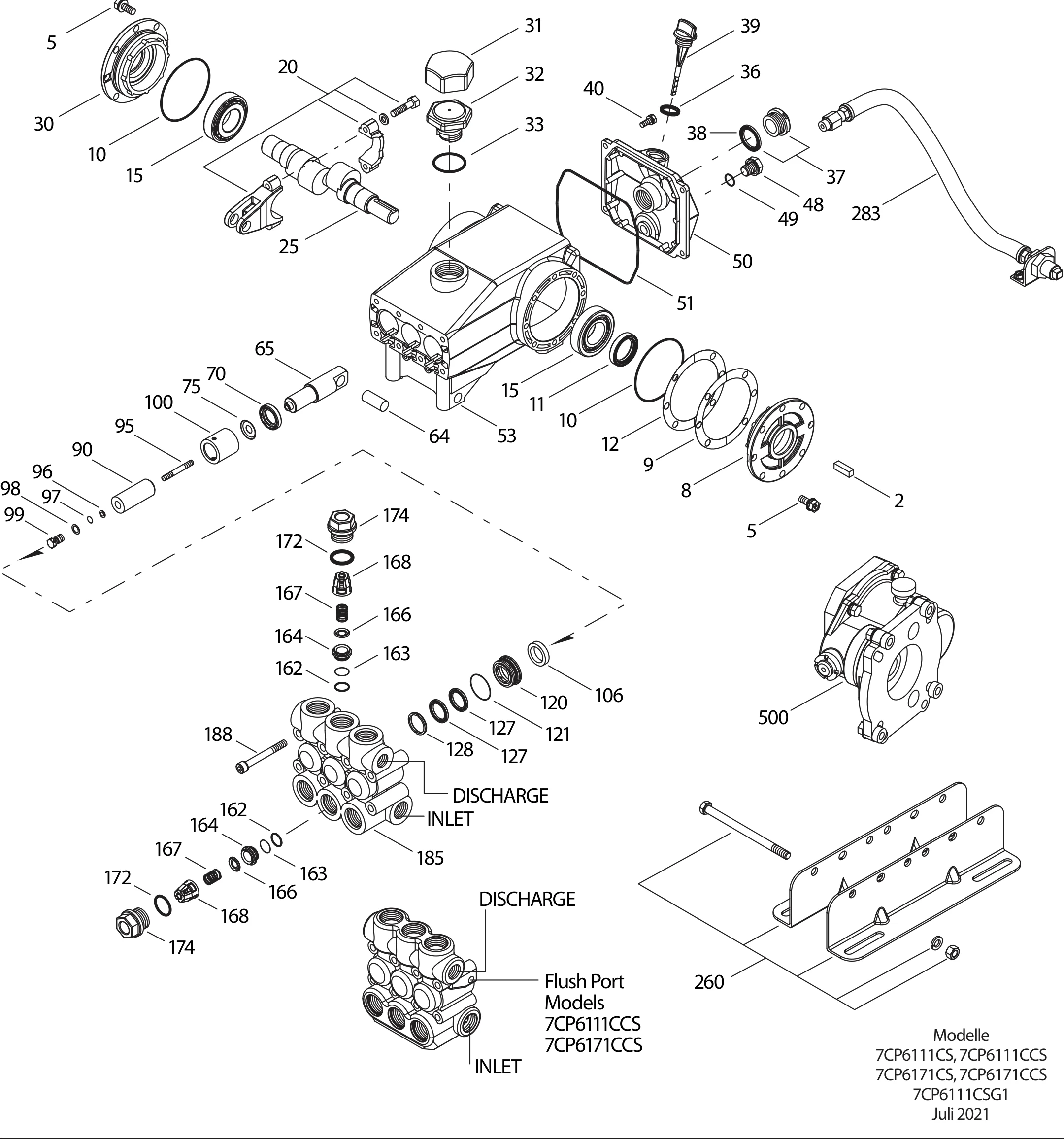 Exploded view 7CP6111CS