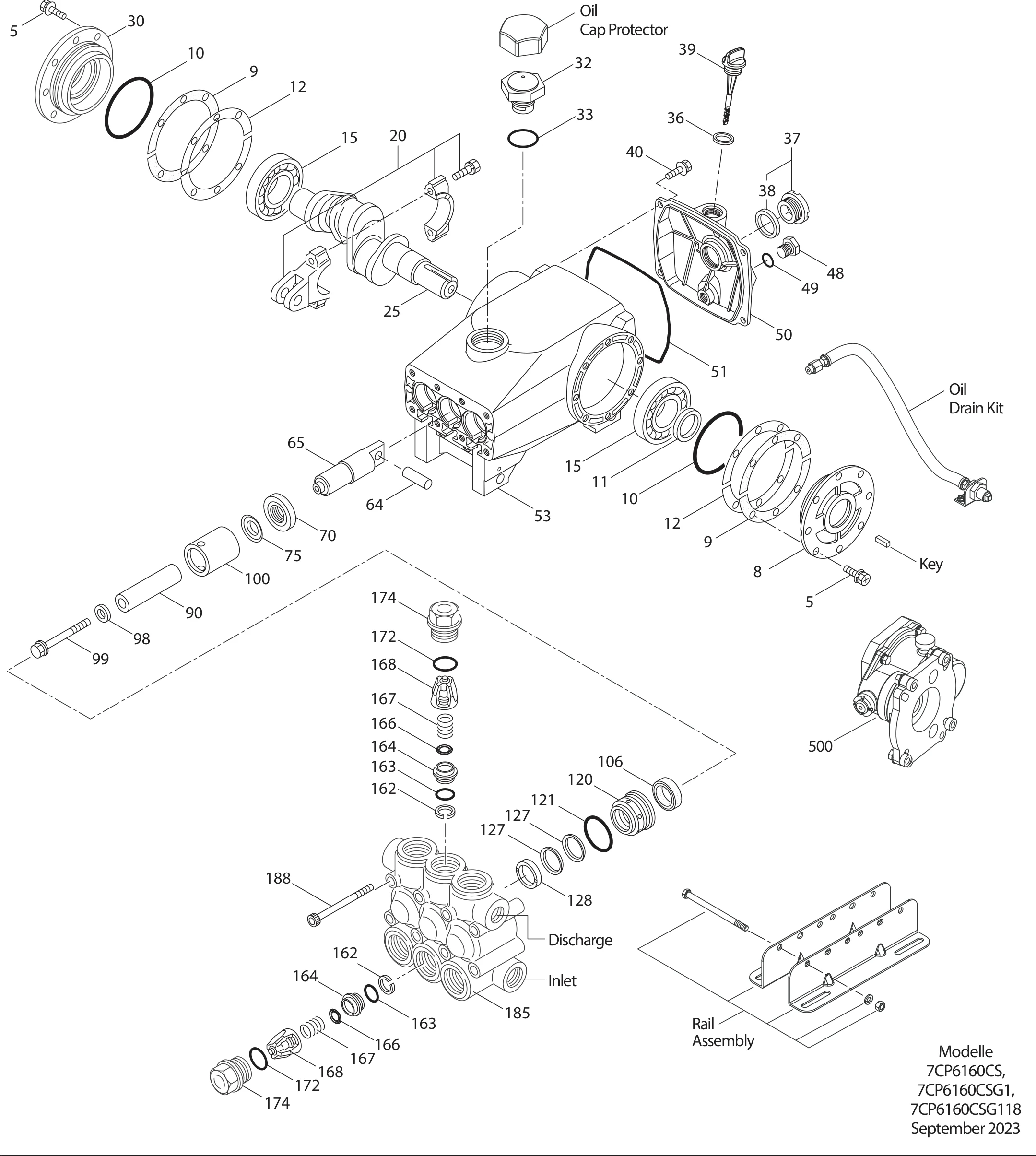 Exploded view 7CP6160CS
